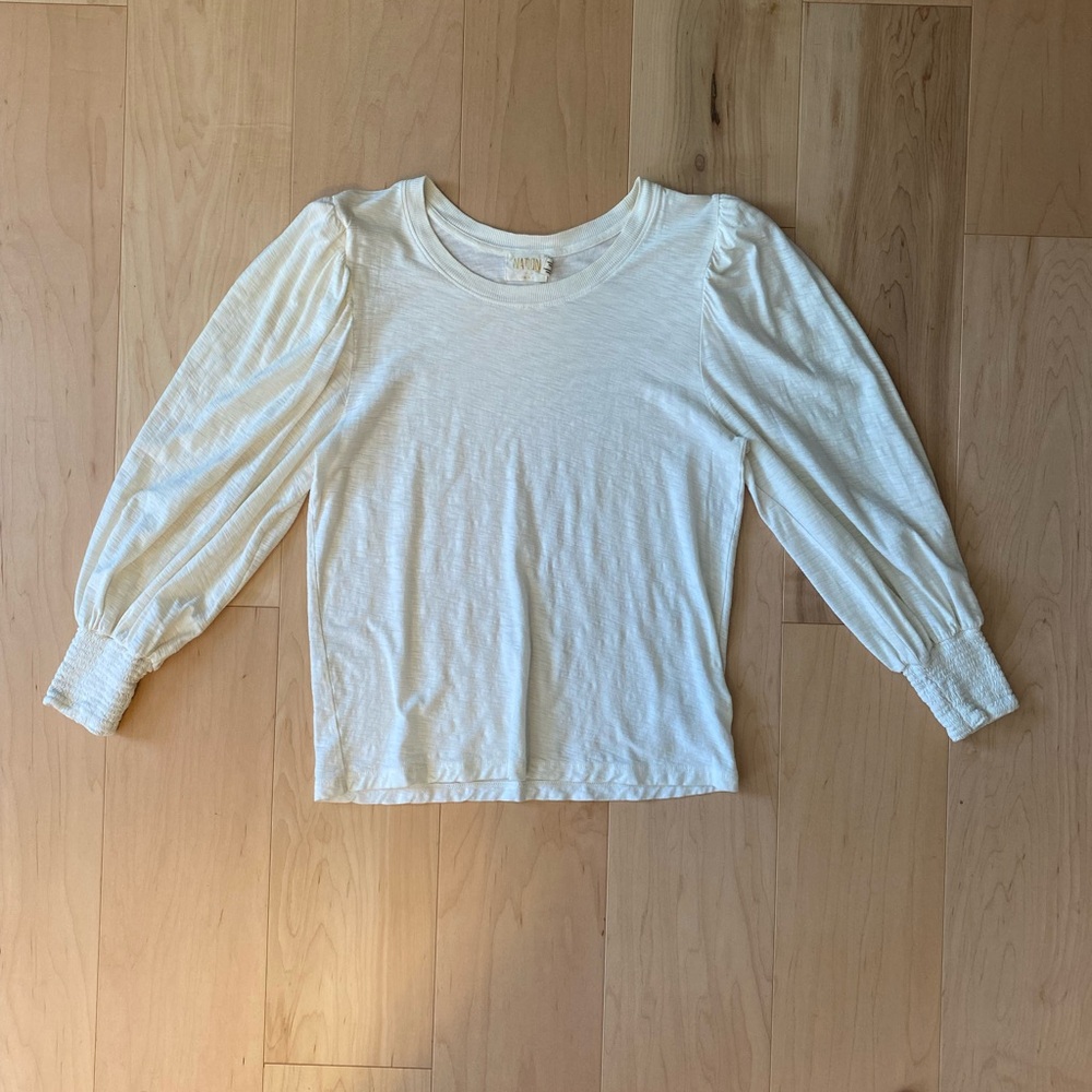 Nation LTD Cream Long Sleeve Tee